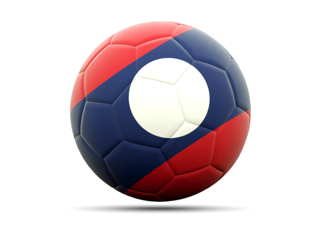 Football icon. Download flag icon of Laos at PNG format
