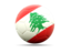Lebanon. Football icon. Download icon.