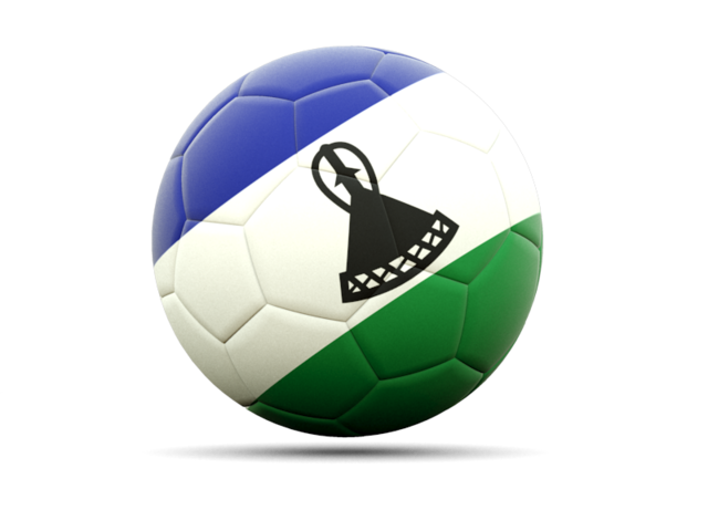 Football icon. Download flag icon of Lesotho at PNG format