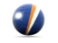 Marshall Islands. Football icon. Download icon.