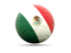 Mexico. Football icon. Download icon.