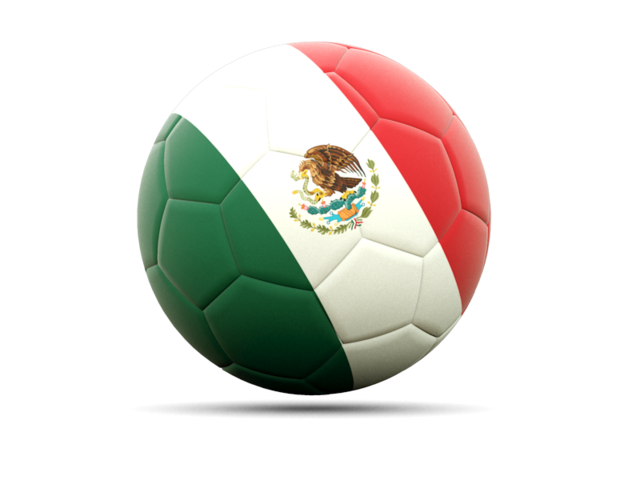 Футбольная иконка. Скачать флаг. Мексика