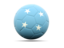 Micronesia. Football icon. Download icon.