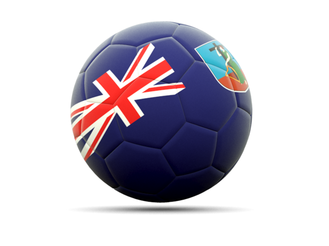 Football icon. Download flag icon of Montserrat at PNG format