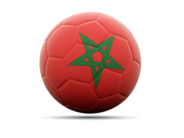 Football icon. Download flag icon of Morocco at PNG format