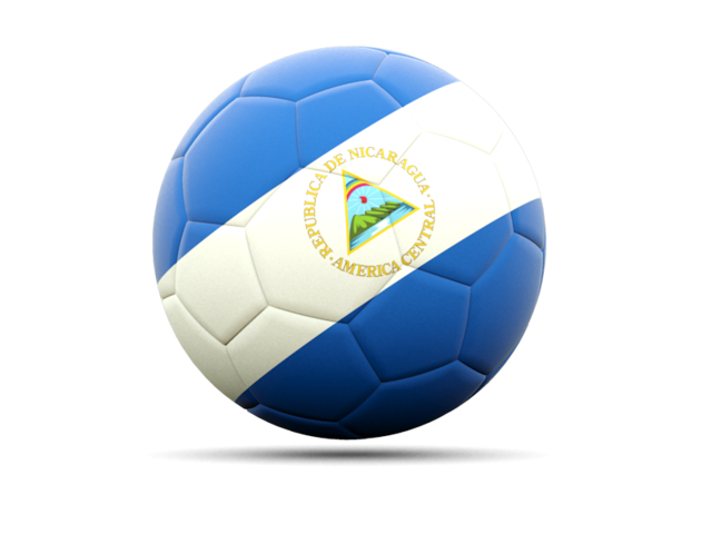 Football icon. Download flag icon of Nicaragua at PNG format