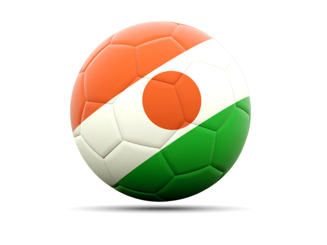 Football icon. Download flag icon of Niger at PNG format