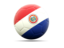 Paraguay. Football icon. Download icon.