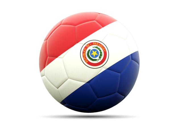 Football icon. Download flag icon of Paraguay at PNG format
