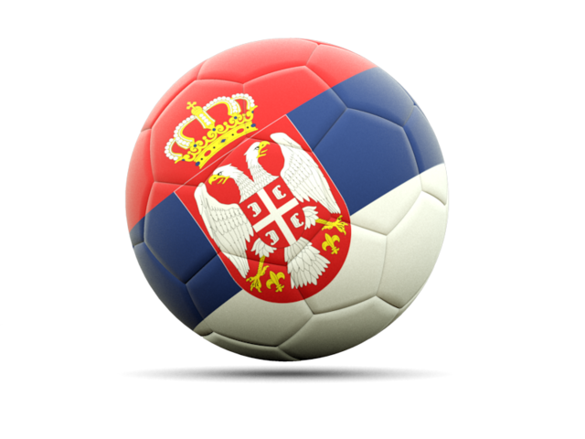 Футбольная иконка. Скачать флаг. Сербия