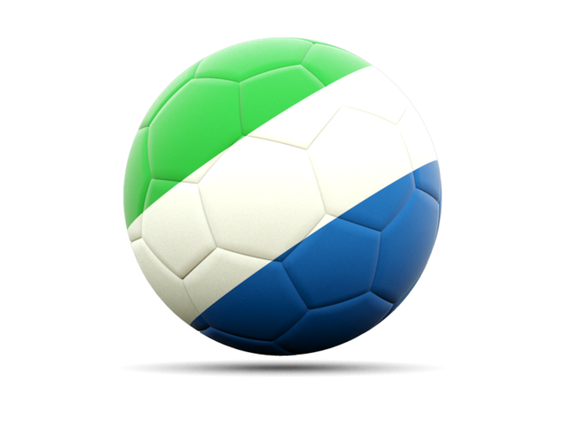Футбольная иконка. Скачать флаг. Сьерра-Леоне