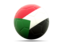 Sudan. Football icon. Download icon.