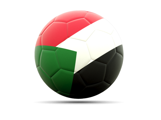 Football icon. Download flag icon of Sudan at PNG format