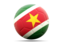 Suriname. Football icon. Download icon.