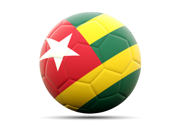 Football icon. Download flag icon of Togo at PNG format