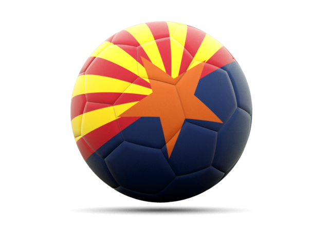 Футбольная иконка. Загрузить иконку флага штата Аризона