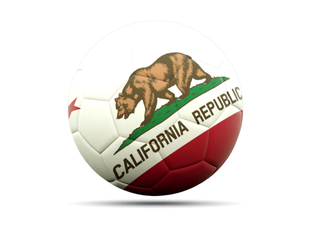 Football icon. Download flag icon of California