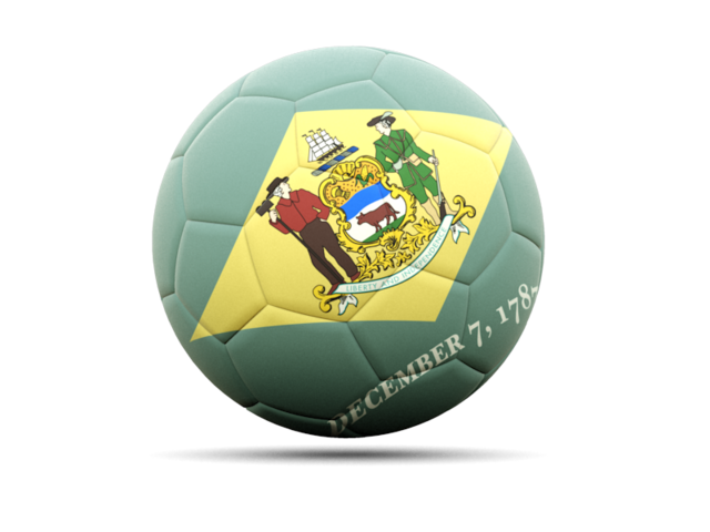 Football icon. Download flag icon of Delaware