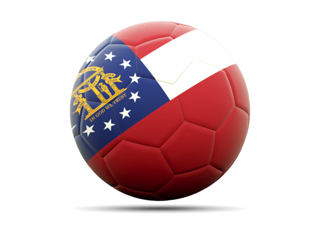 Футбольная иконка. Загрузить иконку флага штата Джорджия