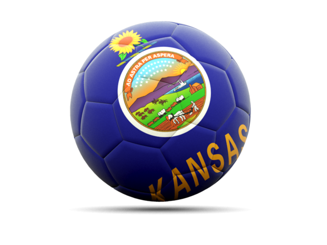 Football icon. Download flag icon of Kansas