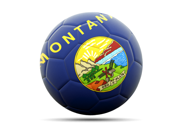 Football icon. Download flag icon of Montana