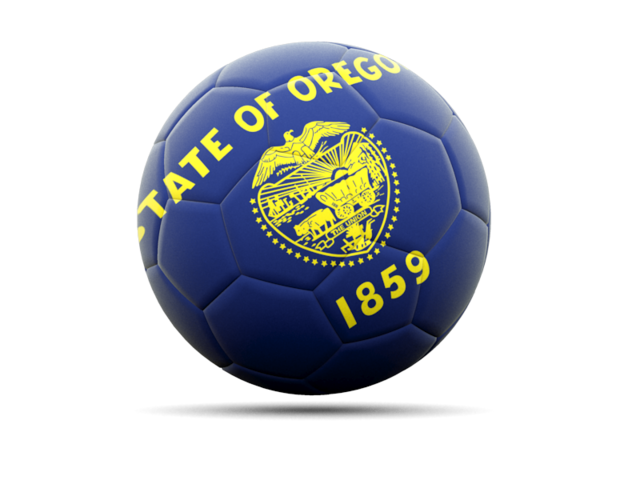 Футбольная иконка. Загрузить иконку флага штата Орегон