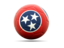 Flag of state of Tennessee. Football icon. Download icon