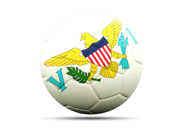 Футбольная иконка. Скачать флаг. Американские Виргинские острова