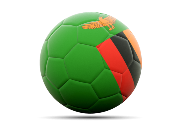 Football icon. Download flag icon of Zambia at PNG format
