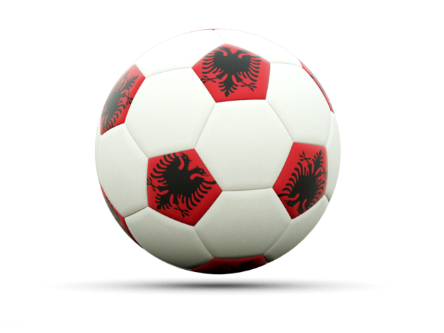 Football icon. Download flag icon of Albania at PNG format