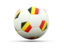 Belgium. Football icon. Download icon.