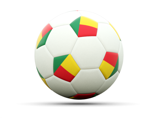 Football icon. Download flag icon of Benin at PNG format
