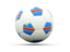 Democratic Republic of the Congo. Football icon. Download icon.