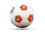 East Timor. Football icon. Download icon.