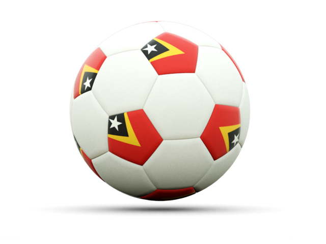 Football icon. Download flag icon of East Timor at PNG format