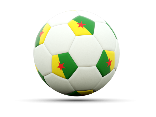 Football icon. Download flag icon of French Guiana at PNG format