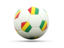 Guinea. Football icon. Download icon.