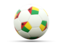 Guinea-Bissau. Football icon. Download icon.