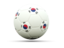 South Korea. Football icon. Download icon.