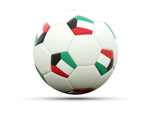 Football icon. Download flag icon of Kuwait at PNG format