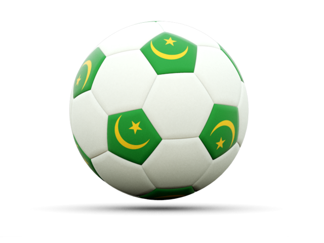 Футбольная иконка. Скачать флаг. Мавритания