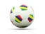 Mauritius. Football icon. Download icon.