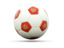 Montenegro. Football icon. Download icon.