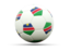 Namibia. Football icon. Download icon.