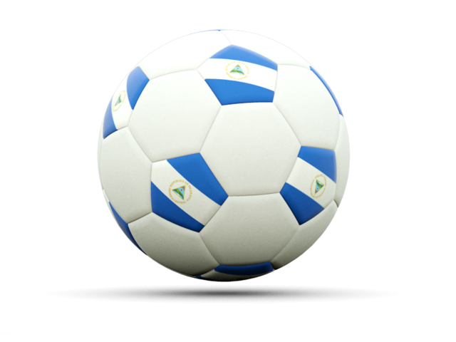 Football icon. Download flag icon of Nicaragua at PNG format