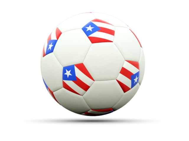 Футбольная иконка. Скачать флаг. Пуэрто-Рико