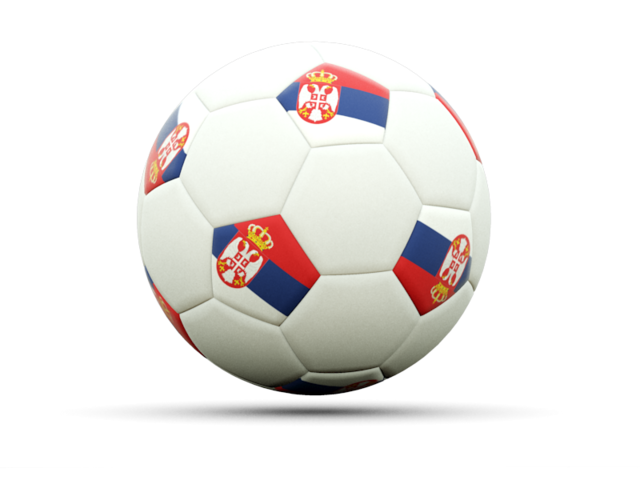 Football icon. Download flag icon of Serbia at PNG format