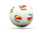 Seychelles. Football icon. Download icon.