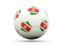 Suriname. Football icon. Download icon.