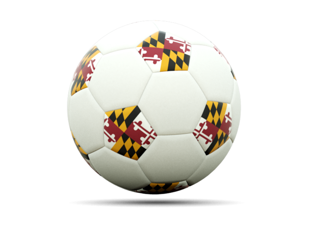 Футбольная иконка. Загрузить иконку флага штата Мэриленд